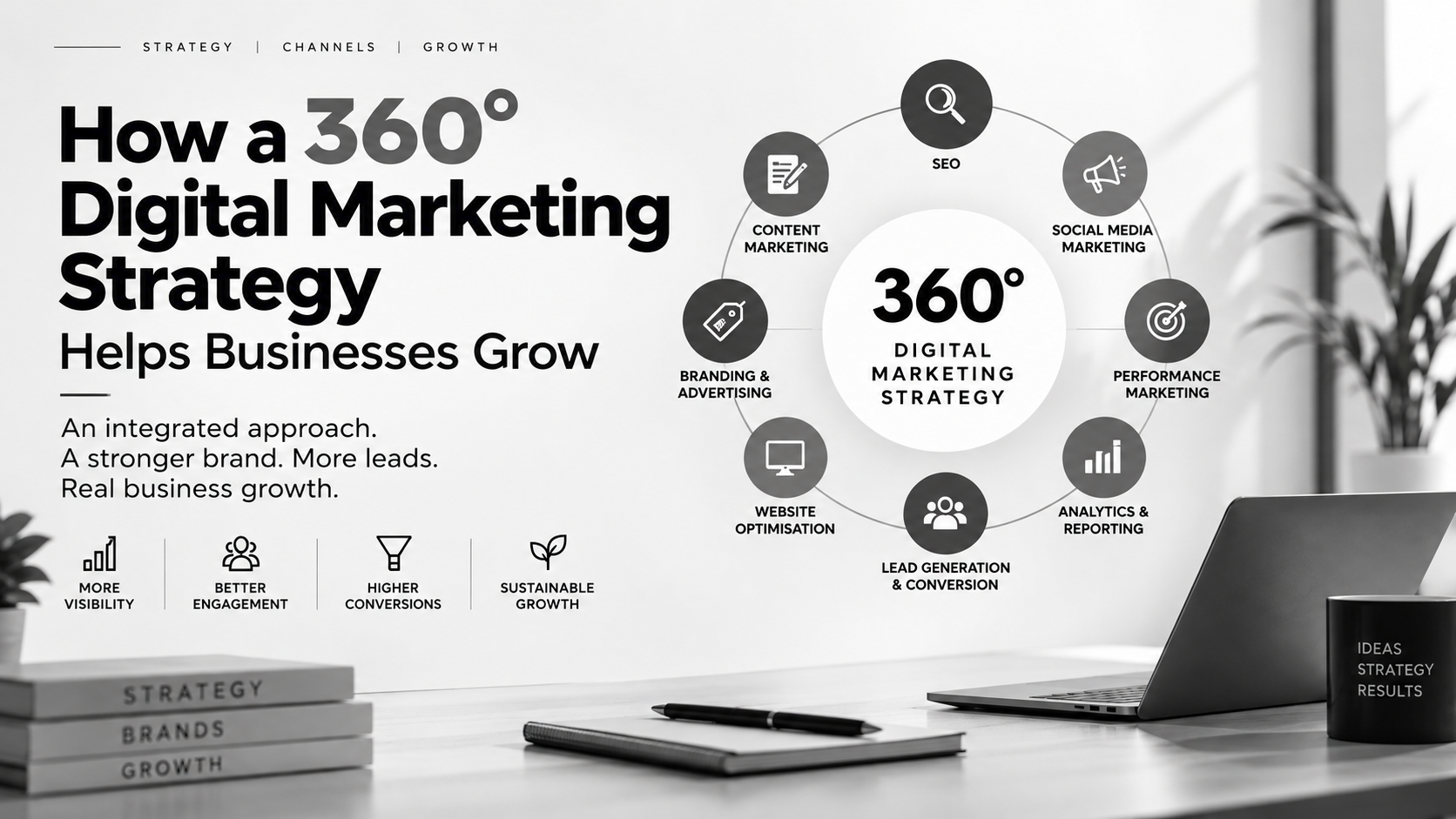 How a 360° Digital Marketing Strategy Helps Businesses Grow